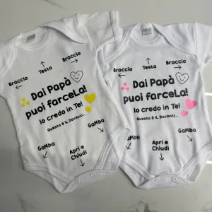 Body personalizzato neonato