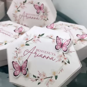 Scatole esagonali personalizzate