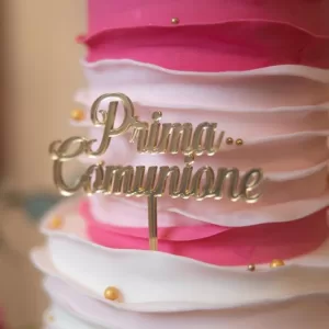 Topper torta prima comunione