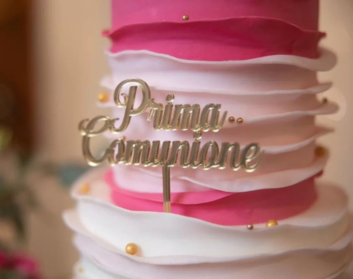 Topper torta prima comunione